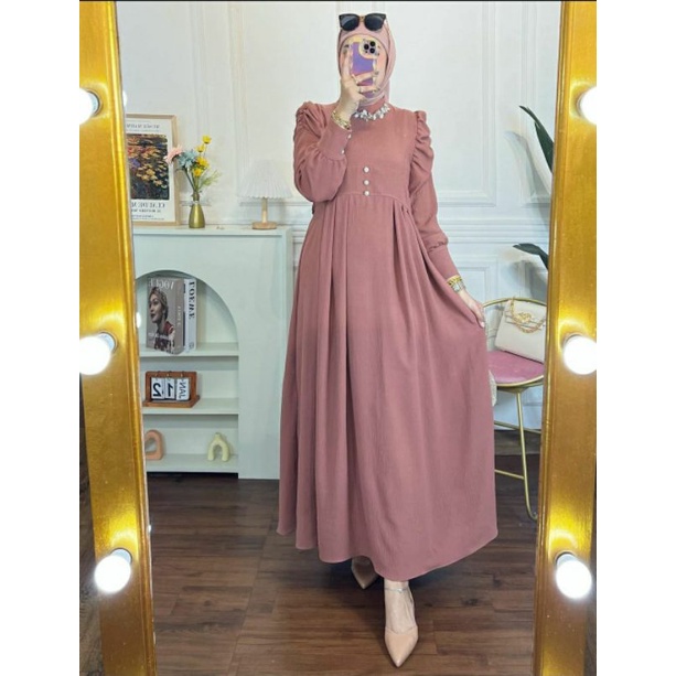 GITA MAXI DRESS CRINCLE AIRFLOW