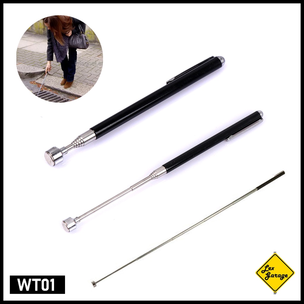 Tongkat Magnet Telescopic Magnetic Pick Up Pickup Tool Pen Stick