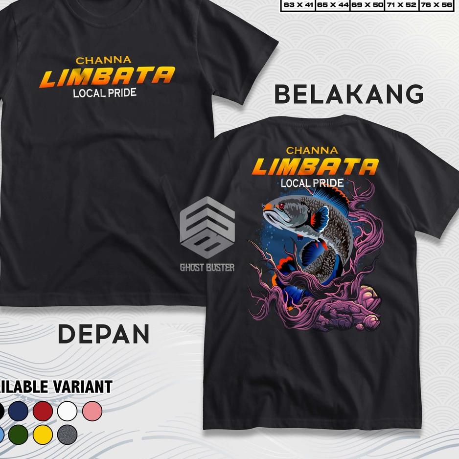 Kaos Channa Limbata Snakehead Local Pride Chana Baju Ikan Hias Fish Predator Aquascaper Mancing Mani