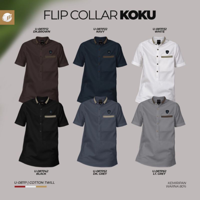 SAMASE FLIP COLLAR KOKU U087P