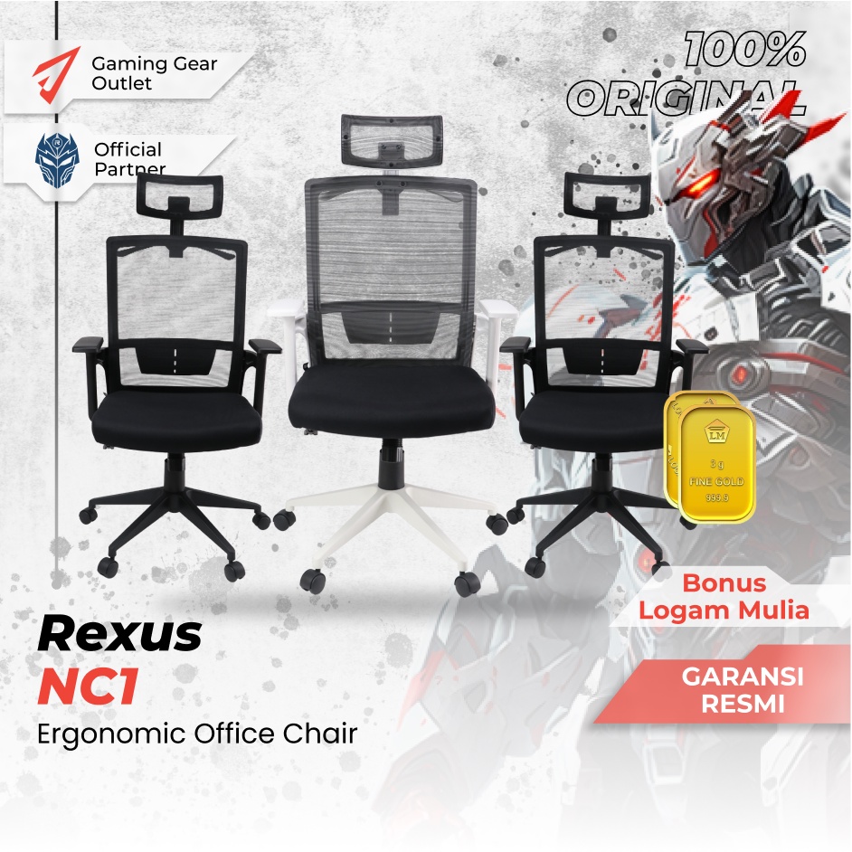 Rexus NC1 NC-1 Ergonomic Office Chair Kursi Kantor NC 1