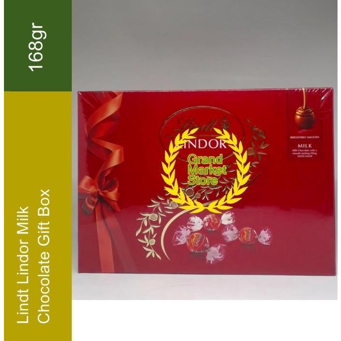 

PROMO !! Lindt Lindor Milk Chocolate Gift Box Coklat Import hen