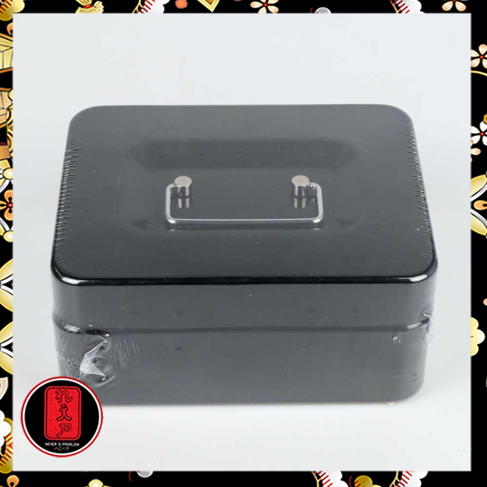 TaffGUARD Kotak Uang Brankas Dokumen Cashbox Key Lock - 200A - Black
