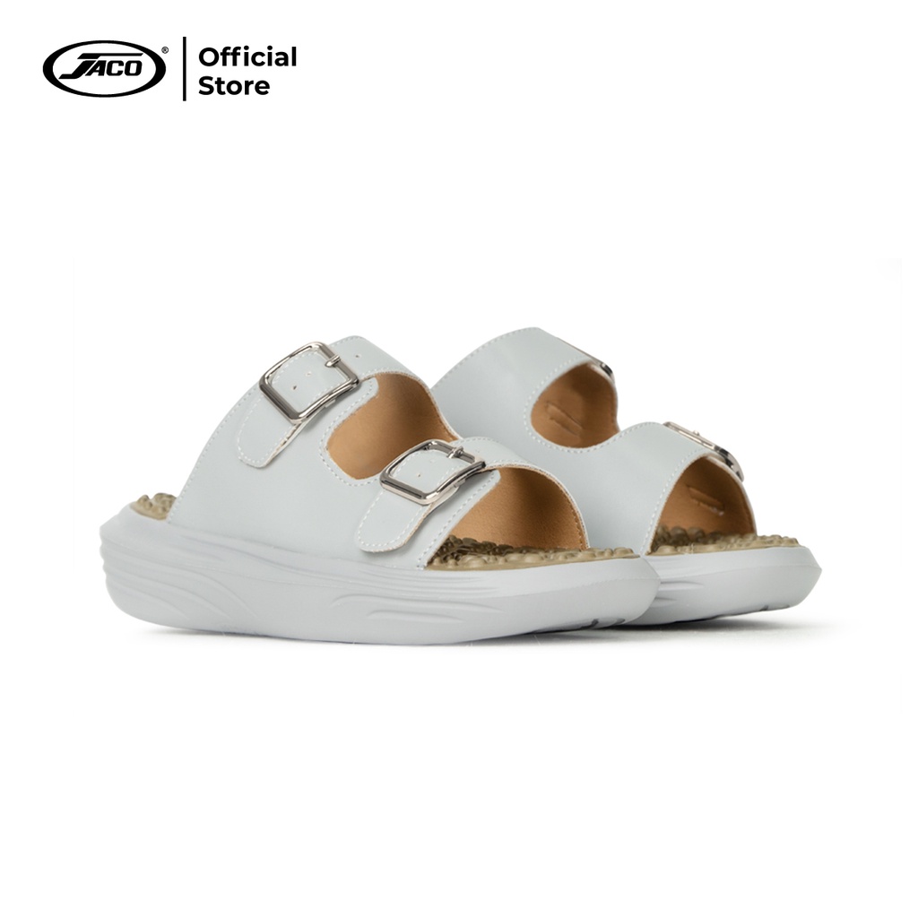 Jaco K-Walk Sendal Kesehatan Sendal Terapi Kesehatan Sendal Refleksi Sendal Akupuntur Sendal Rematik Kwalk-Plus Grey - S