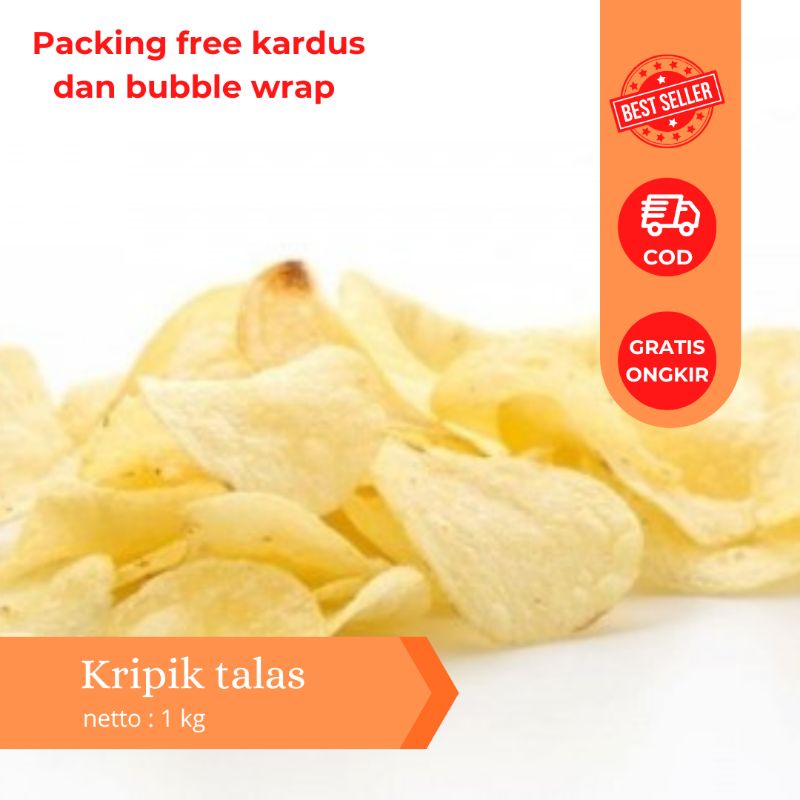 

keripik talas original asli bandung 1kg