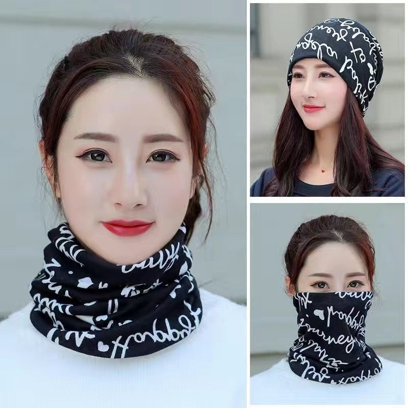 Headband Syal Wanita Musim Gugur Dan Musim Dingin Hangat Variasi Leher Pullover Syal Fashion Masker Tahan Angin Kerah Palsu Untuk Melindungi Leher Serviks