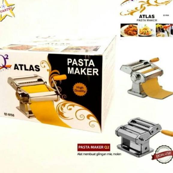 ☀ Gilingan Mie Pasta Maker Molen Original Atlas Q2 8150 Pasta Maker Atlas Gilingan Mie Kulit Molen P