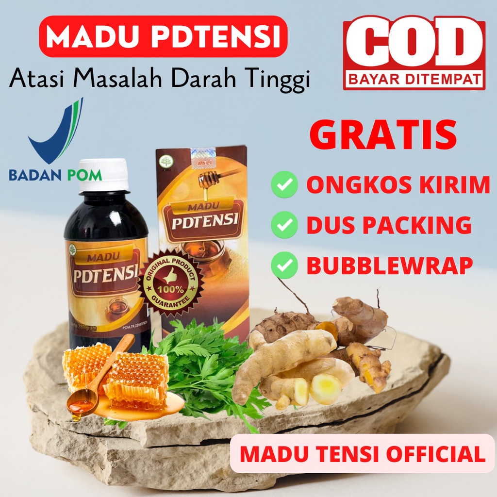 

Madu PD Tensi Madu Berkhasiat Menstabilkan Tensi Darah Dan Menurunkan Hipertensi