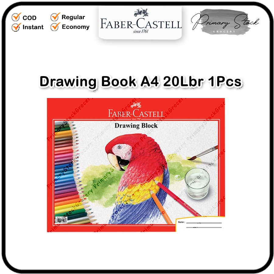 

Buku Gambar Faber Castell A4 Castle Fabercastel Fabercastle Sketch Drawing Book 20 Lembar