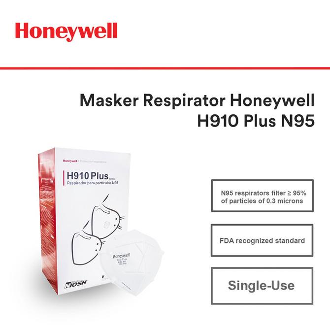 Masker N95 Honeywell H910 PLUS Folding Respirator -1 Box [50 masker]