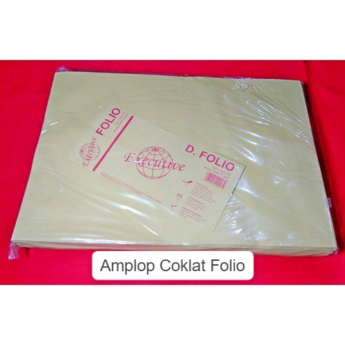 

Amplop Coklat Folio Executive ( 1 Pack - 100 Pcs )