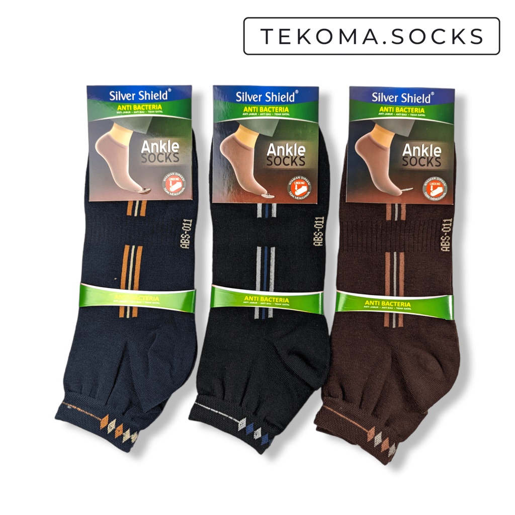 Kaos Kaki Kerja Kantoran Pria Anti Bakteri by Tekoma x Silver Shield