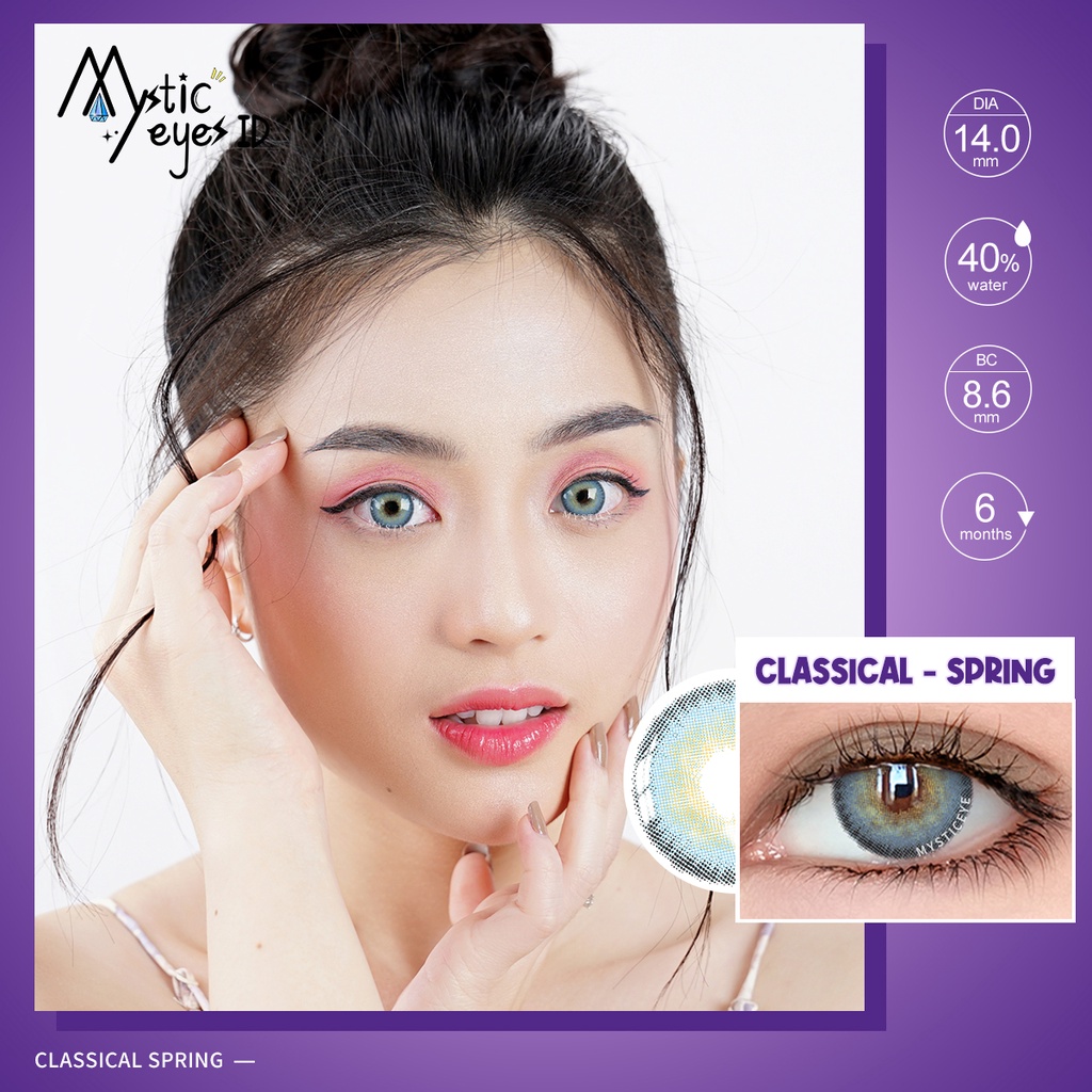 [✅COD] MYSTICEYES SOFTLENS CLASSICAL LENSA KONTAK NORMAL 14.0 MM