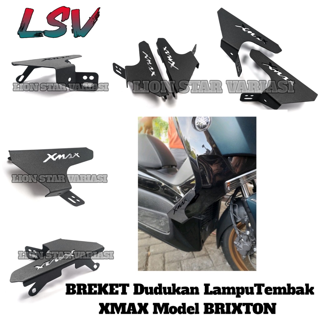 Breket Dudukan Lampu Xmax Breket Dudukan Lampu Tembak Xmax Model Brixton Breket Lampu Xmax Breket cr