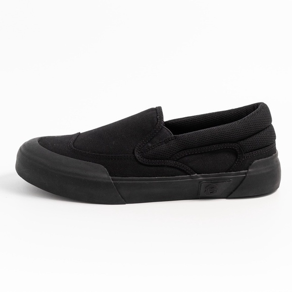 PATROBAS Slip On All Black Original Sepatu Sneakers Petrobas Slop Full Black