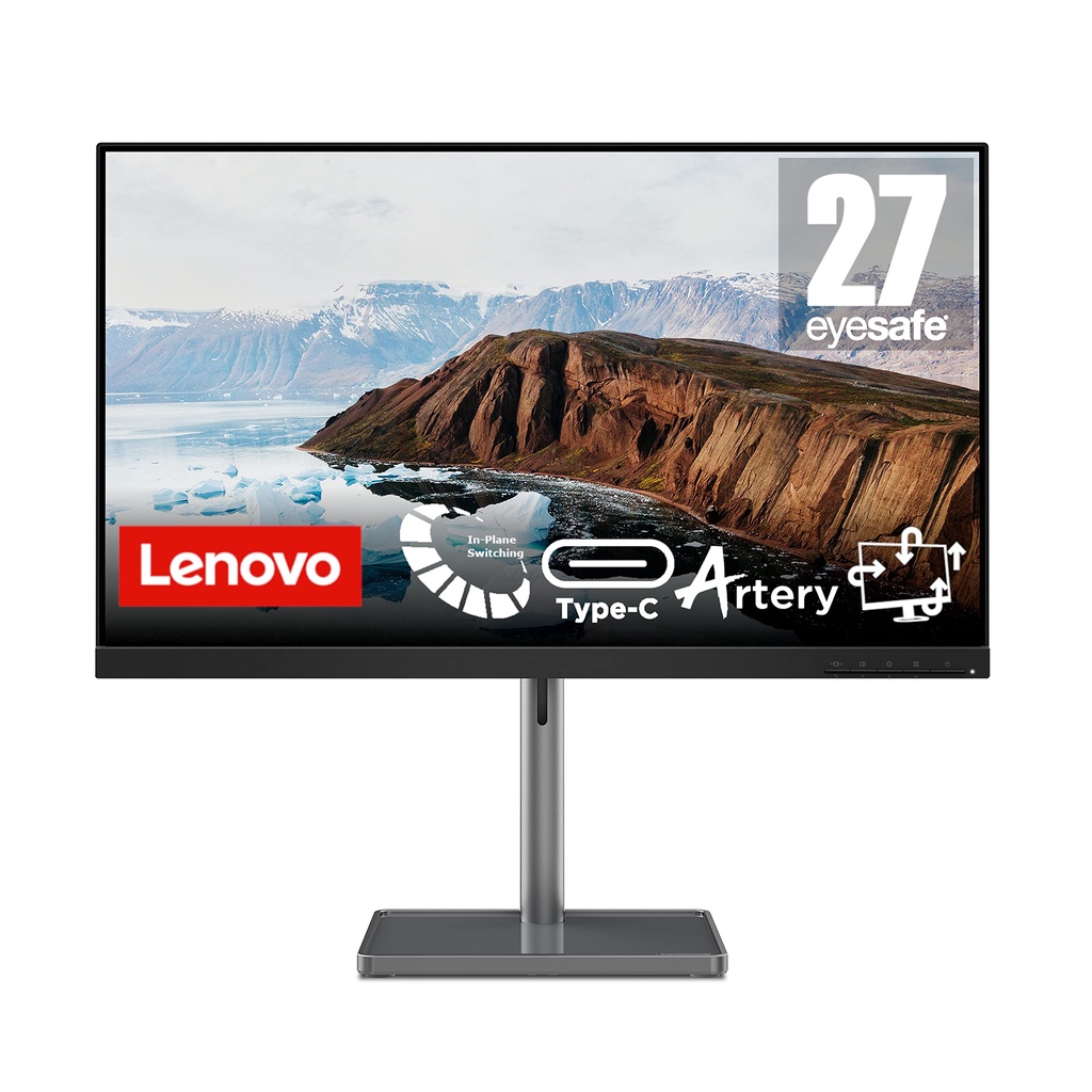 Lenovo Monitor L27m-30 27&quot; HDMI 250 nits 72% NTSC 75Hz - Raven Black