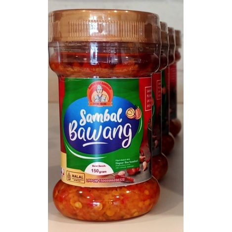 

sambal bawang enak pedas nampol botol kemasan 150gram