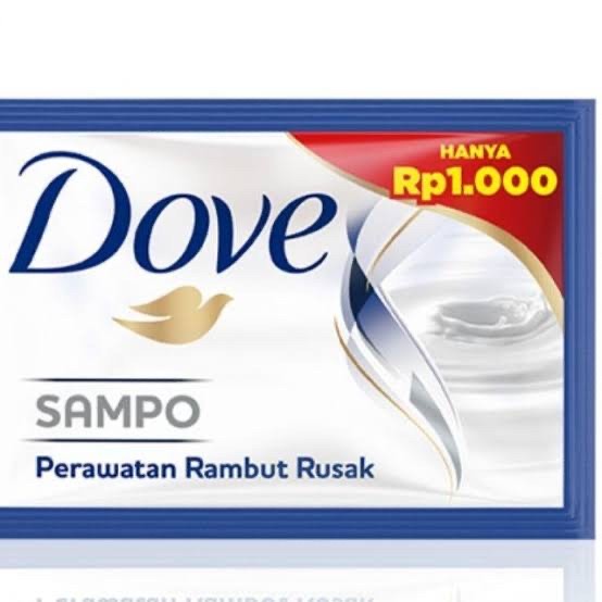 Shampo &amp;Kondisioner Dove Perawatan Rambut Rusak sachet