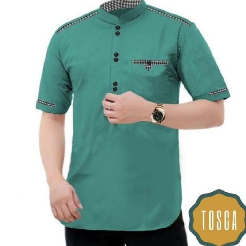KOKO TOJIRO BAJU KOKO PRIA KOKO TOJIRO LENGAN PENDEK BAJU MUSLIM PRIA