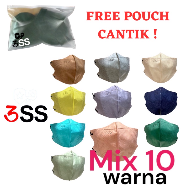 MASKER DUCKBILL 3SS DEWASA 4 PLY ISI 50 PCS