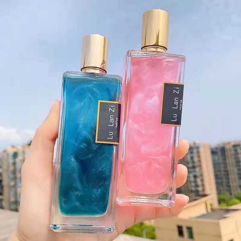 Farfum wanita Farfum pria Parfum premium Selebriti online baru Tik Tok parfum emas pasir hisap 50ML Wewangian bunga dan buah yang tahan lama untuk pria dan wanita eau de toilette