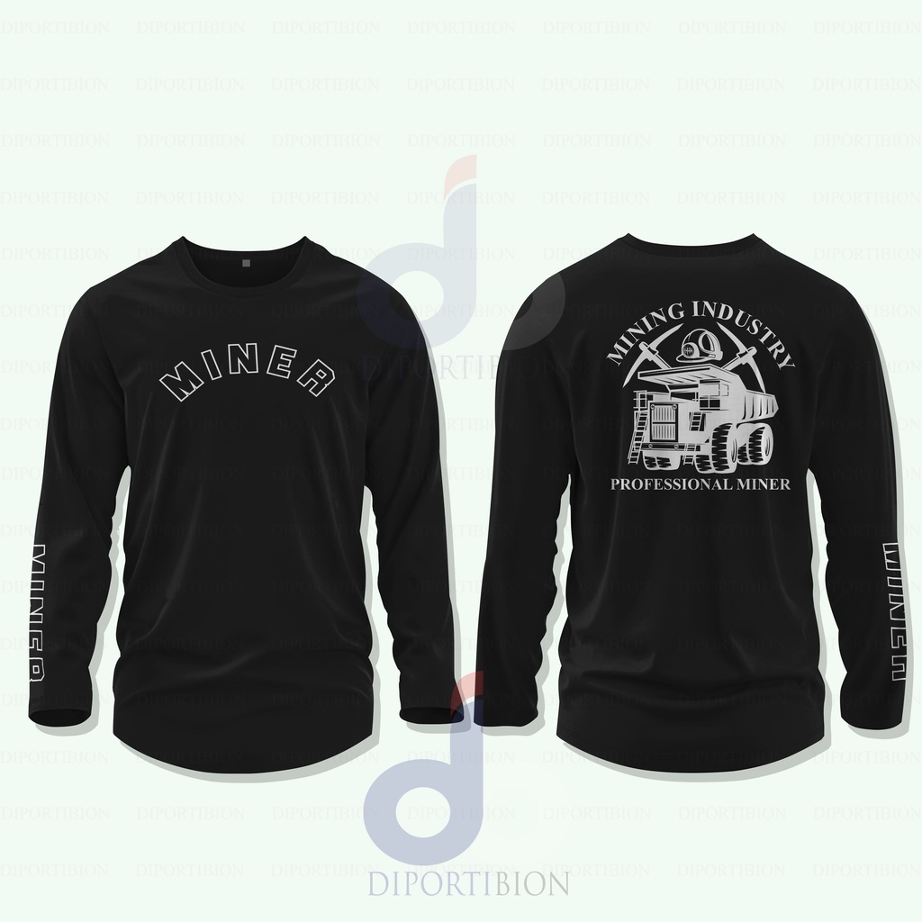 KAOS TAMBANG / MINER PROFESSIONAL MINING INDUSTRY LENGAN PANJANG