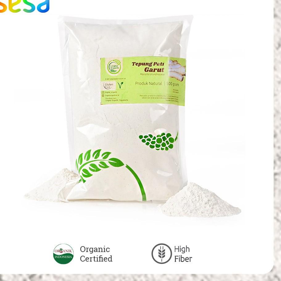 

✨Promo✨ Hari Ini Tepung Pati Garut Lingkar Organik 500 g buruan