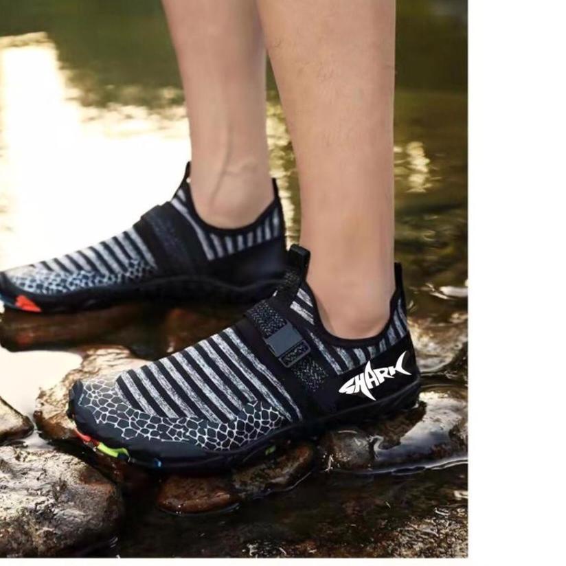 ♤ Sepatu Mancing / Sepatu Pantai Pria Slip On Anti Karang ✳