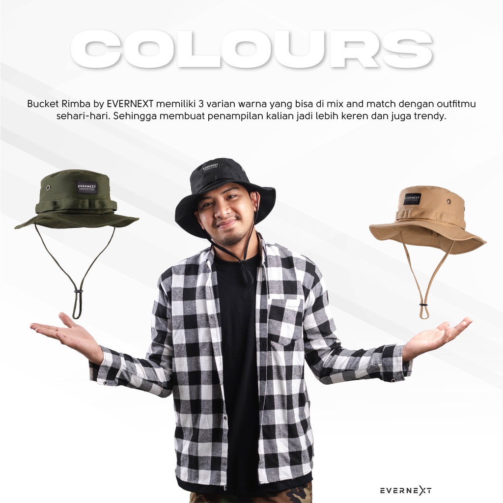 Promo topi bucket hat unisex pria wanita petualang alam liar topi pendaki gunung outdoor hutan rimba belantara topi santai casual pantai topi outdoor traveler pecinta alam topi outbond camping hiking gunung topi mancing anti panas dan gerah topi traveling