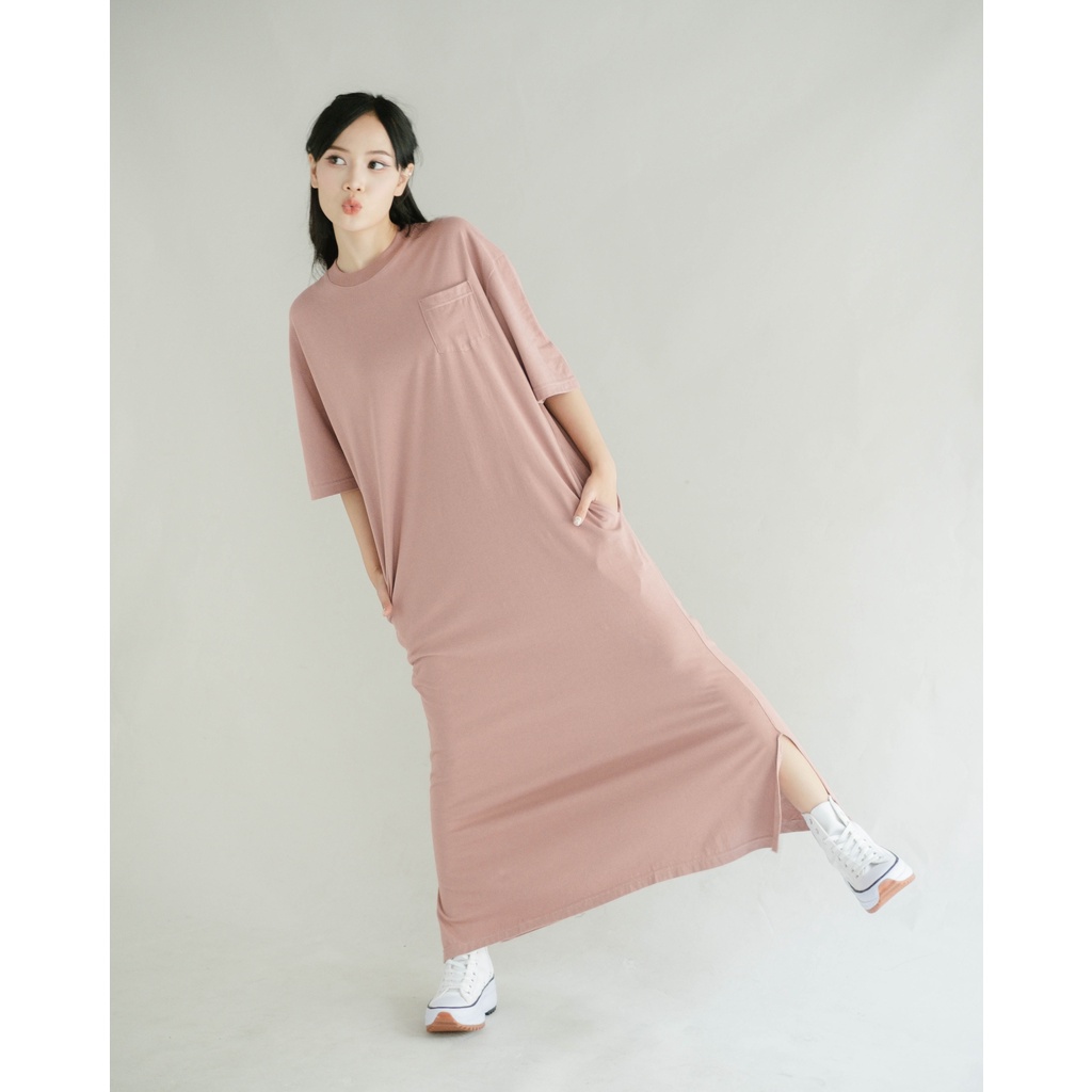 Myrublicious AZZURA DRESS | DRESS WANITA | DRESS PANJANG | DRESS POLOS