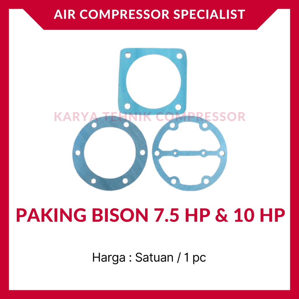 Paking / Packing / Gasket Kompresor Udara BISON 7.5 HP & 10 HP