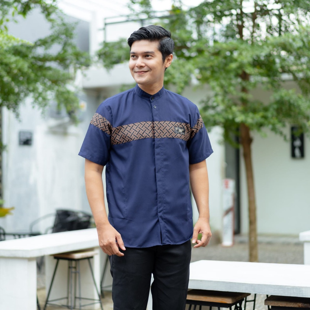 Koko Kurta Lengan Pendek Matt Katun Signature Adem Tebal Halus Terlaris