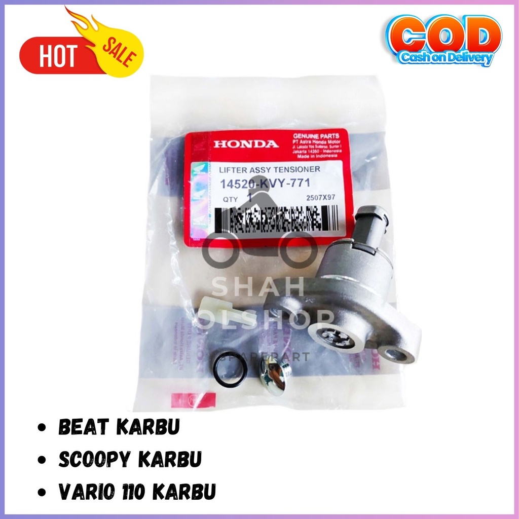 TONJOKAN KETENG TENSIONER BEAT KARBU SCOOPY KARBU VARIO 110 / TONJOKAN KETENG BEAT KARBU SCOOPY SPAC