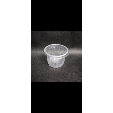 Cup Puding Ulir 120ml+Tutup Merk Hok