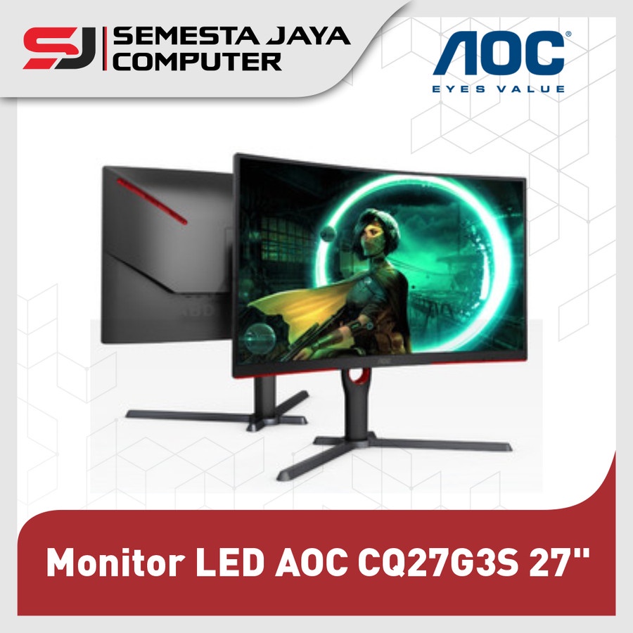 LED Monitor Gaming AOC CQ27G3S 27&quot; VA 165Hz QHD HDMI DP AOC CQ27G3 S