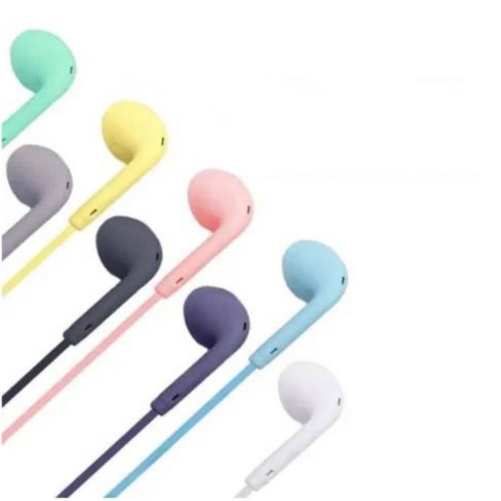 Headset iPhone Earphone Samsung Handsfree Oppo Vivo Xiaomi / Untuk Iphone (Ada Pengatur VOLUME) EXTRA BASS