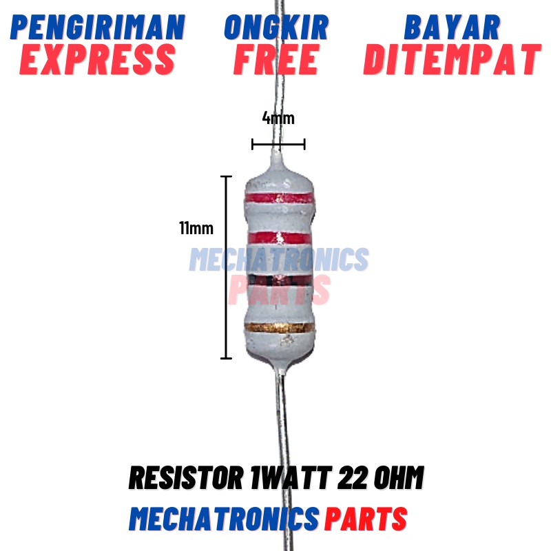 RESISTOR 1WATT 22OHM