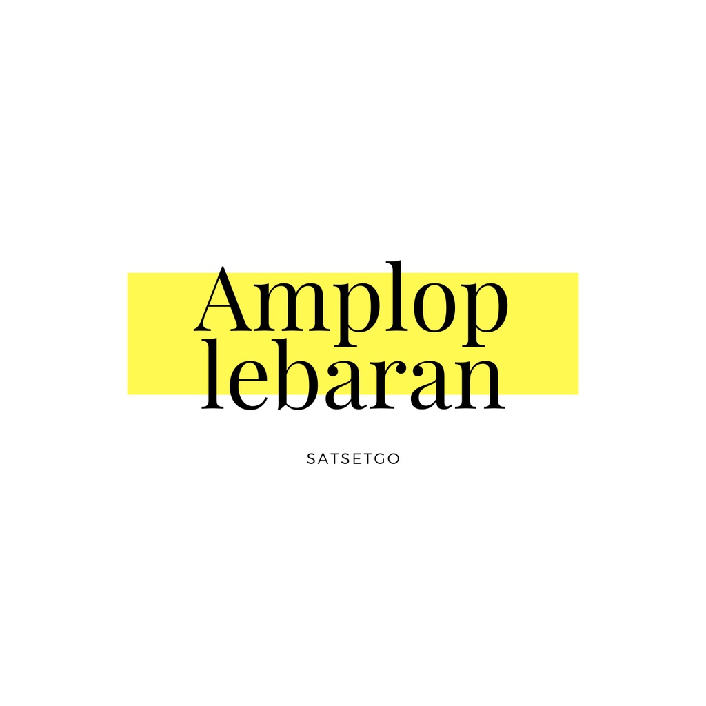 

amplop lebaran jumbo motif lucu