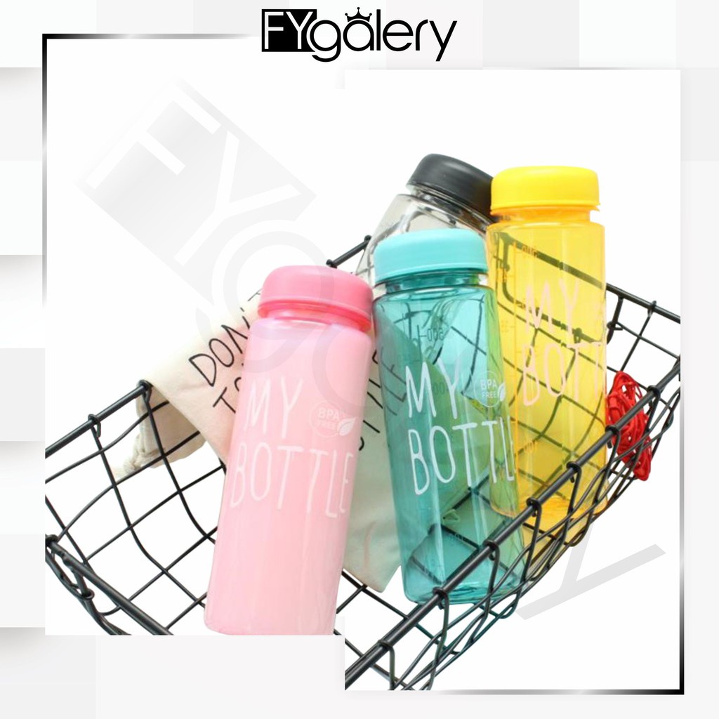 FYGALERY My Bottle Botol Minuman Tempat Penyimpanan Air Anak Plastik Unik Water Bottle Drink Murah