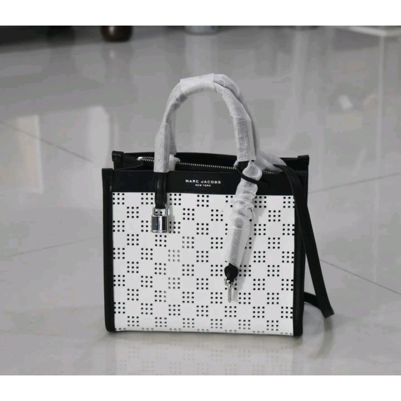 MJ MINI GRIND PERFORATED TOTE BAG