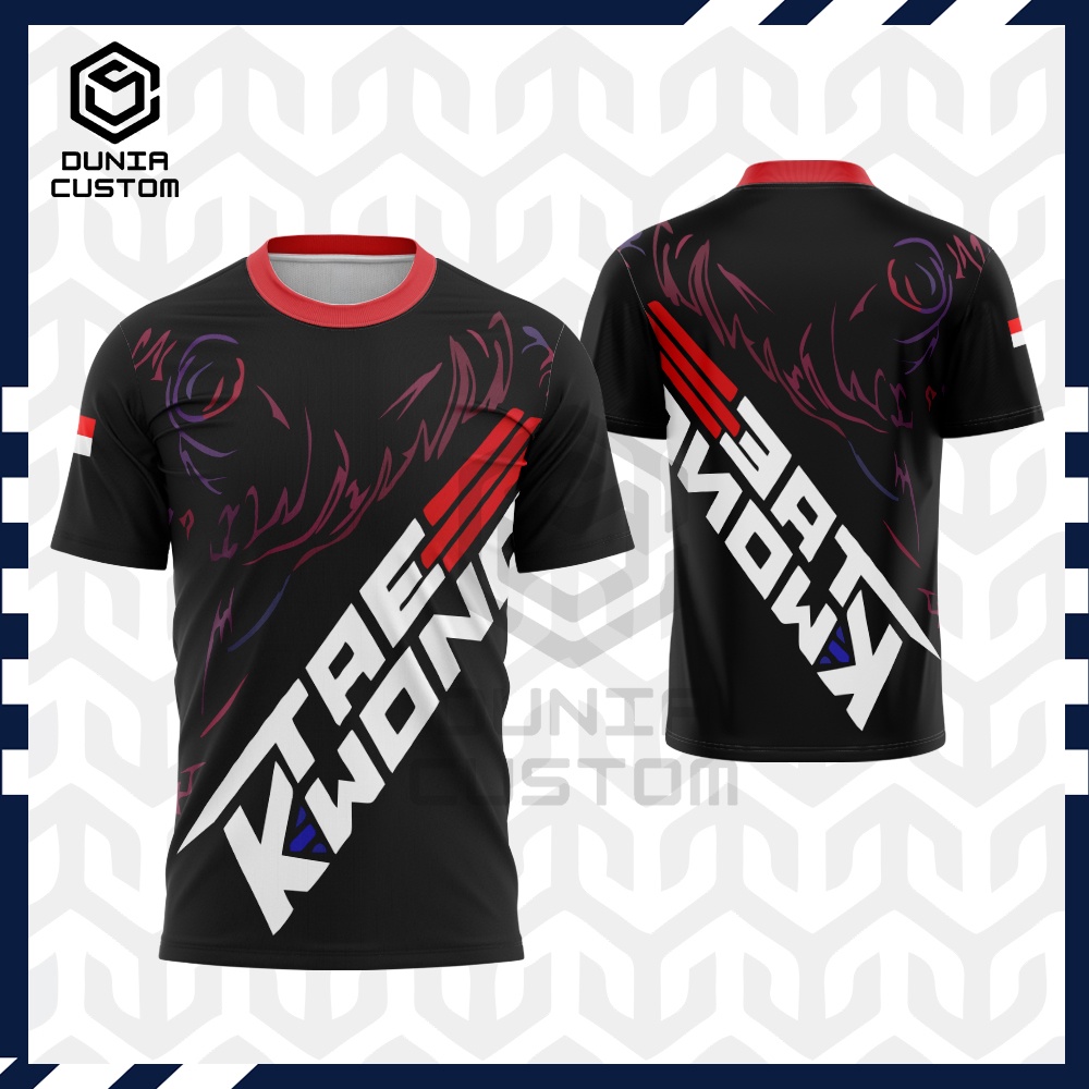 Jersey Kaos Taekwondo Fullprint