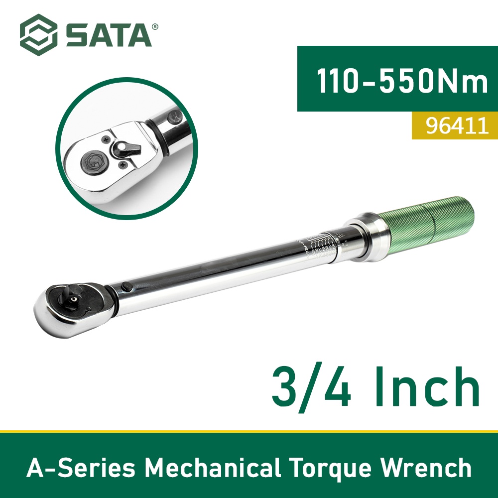 KtmStore 3/4 &quot; Kunci Mekanikal Torsi Momen Torque 110-550Nm 96411 Sata Tools