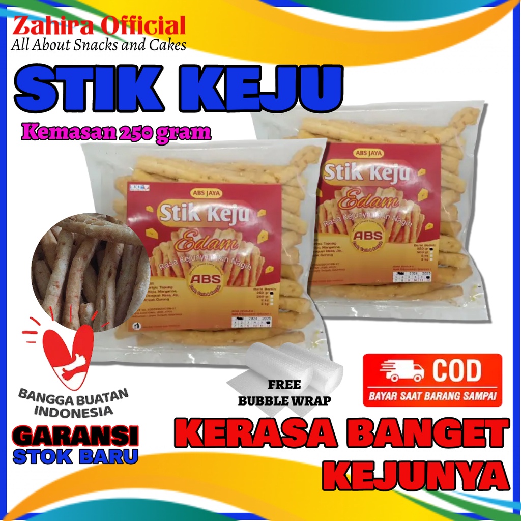 

Cheese Stick Keju Edam Cheesy Premium Enak Renyah 250gr