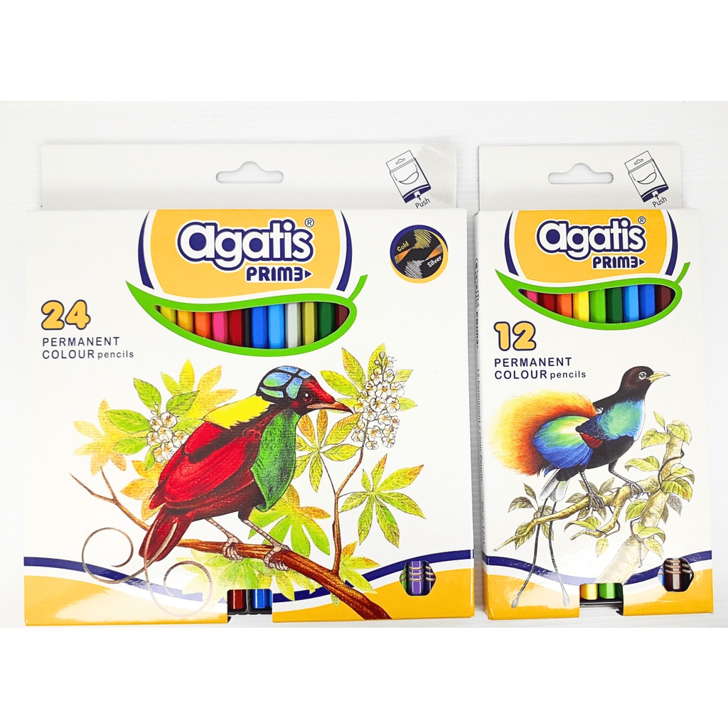 

Pensil Warna/Permanent Color AGATIS 12/24 Warna (026045)/(026046)