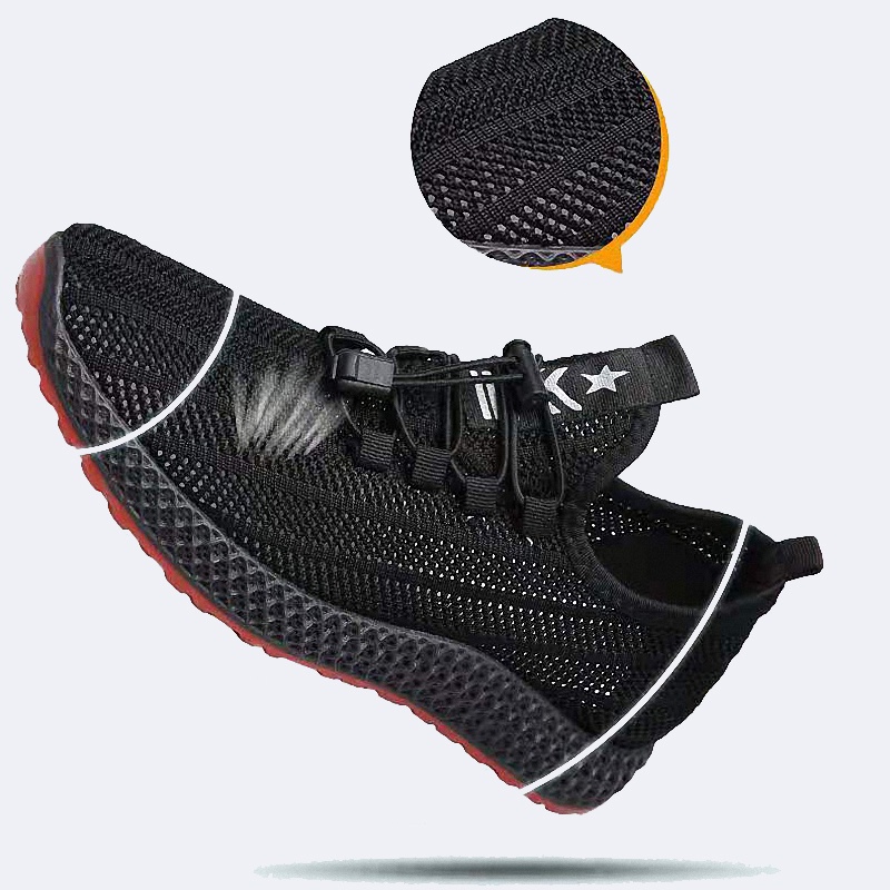 Highland Sepatu Pria Dewasa Sneakers Hitam Casual Olahraga Kasual Running Sepatu Lari Outdoor Black Men Shoes MR210
