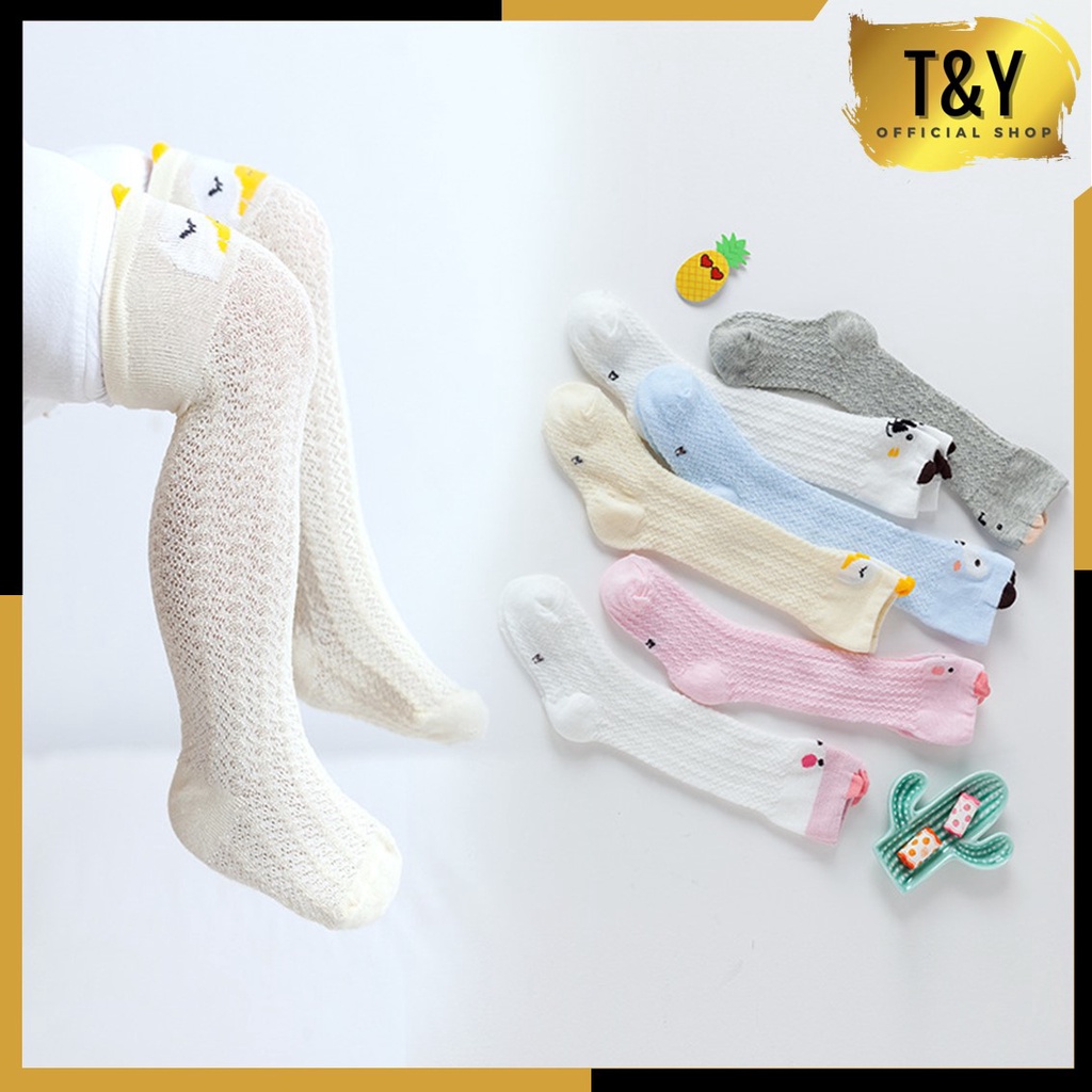 T&amp;Y Kaos Kaki Panjang Anak Anti Slip Bayi Karakter 6473 Kaos Kaki Anak Perempuan Laki Laki Motif Hewan Lucu Baby Socks Kids Cute Unik Anti Slip Murah Import