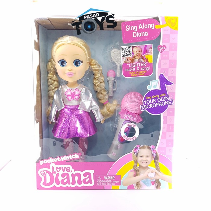 Love Diana Boneka Love Diana Sing Along Popstar Diana Pocket #Original