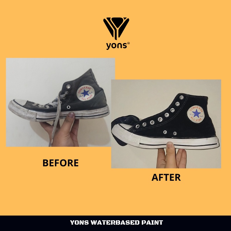 CAT SEPATU | CAT SEPATU CANVAS | YONS WATERBASED PAINT