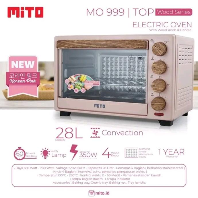 Mito Mo 999 Oven Listrik 28L Dissa.Aunt