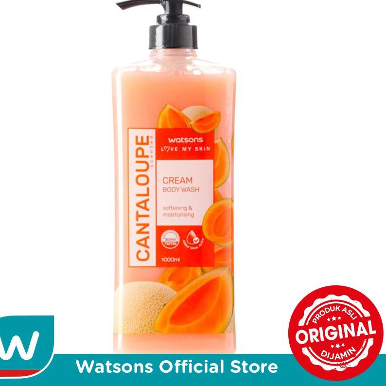 Termurah Watsons Cantaloupe Scented Cream Body Wash 1L